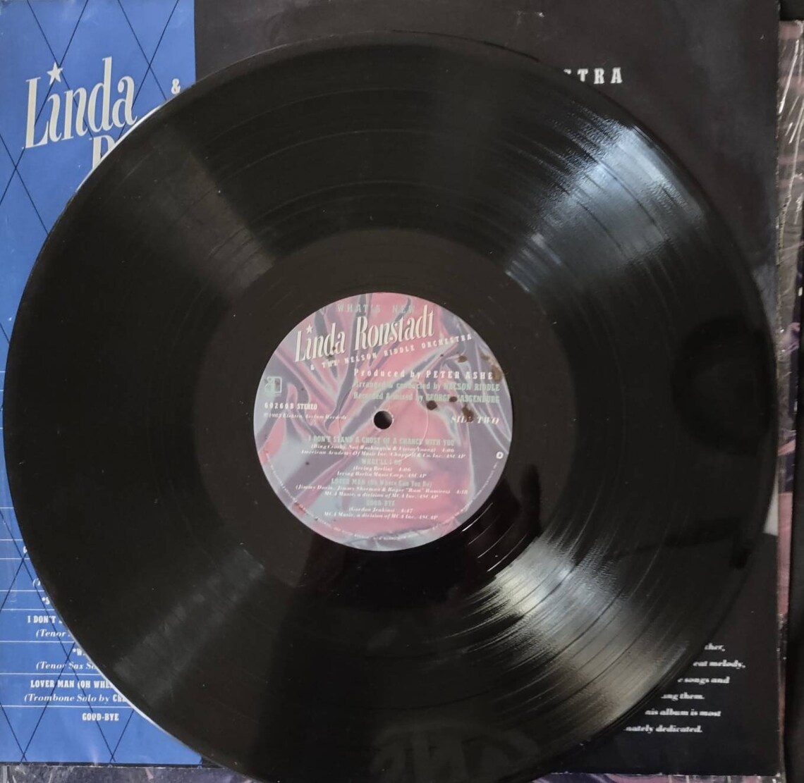 Linda Ronstadt & the Nelson Riddle Orchestra 1983 on Elektra - Etsy
