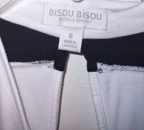 Ladies black and white tank top from Bisou Bisou … - image 3