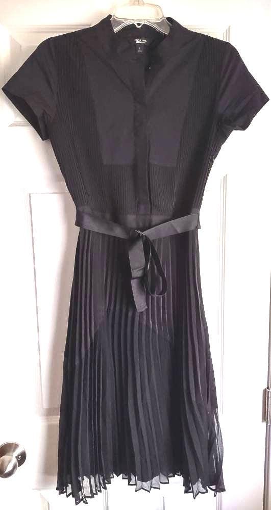 open lace back dress Navy Blue Long Nightgown main image 1