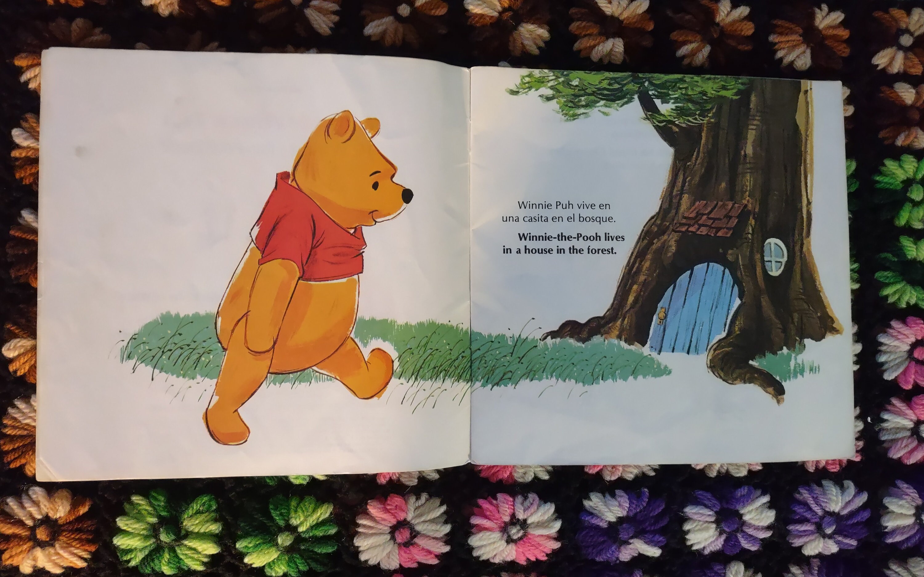 The Winnie the Pooh Book Bilingual/english/espanol Etsy