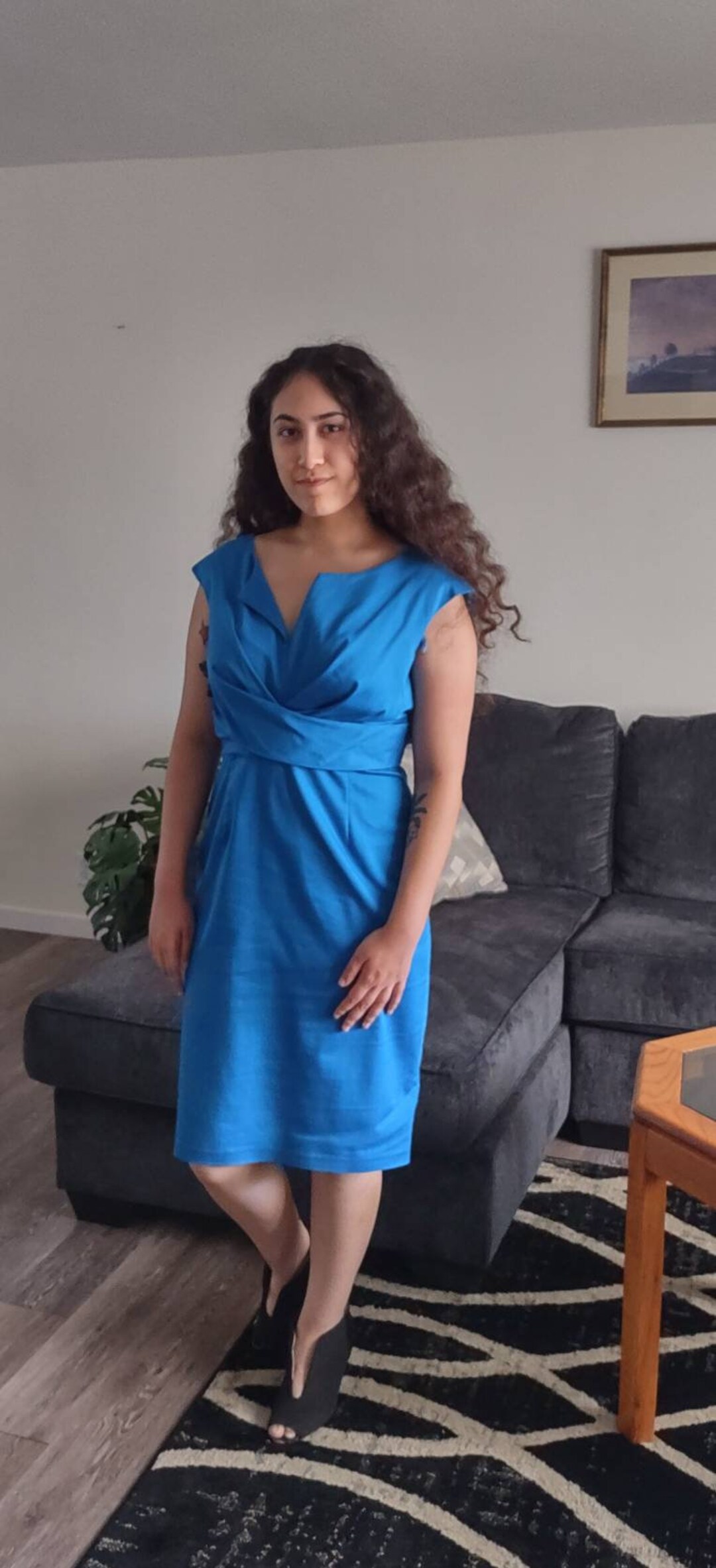 Donna ricco blue clearance dress