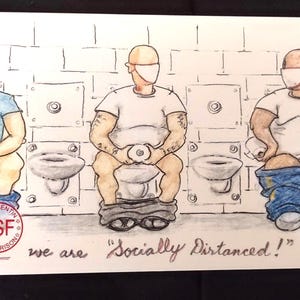 Prison inmate art printed on legal sized envelope