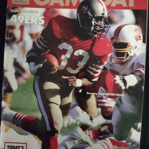 Official NFL Game Day publication August 10, 1986 49ers vs Raiders