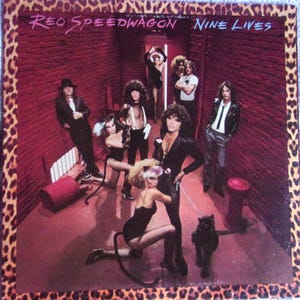 REO Speedwagon - Nine Lives 1979 gatefold cover on Epic FE 35988