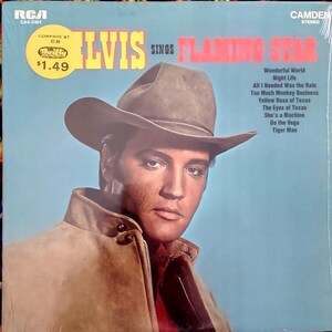Elvis Sings Flaming Star 1968 on RCA/Camden CAS-2304