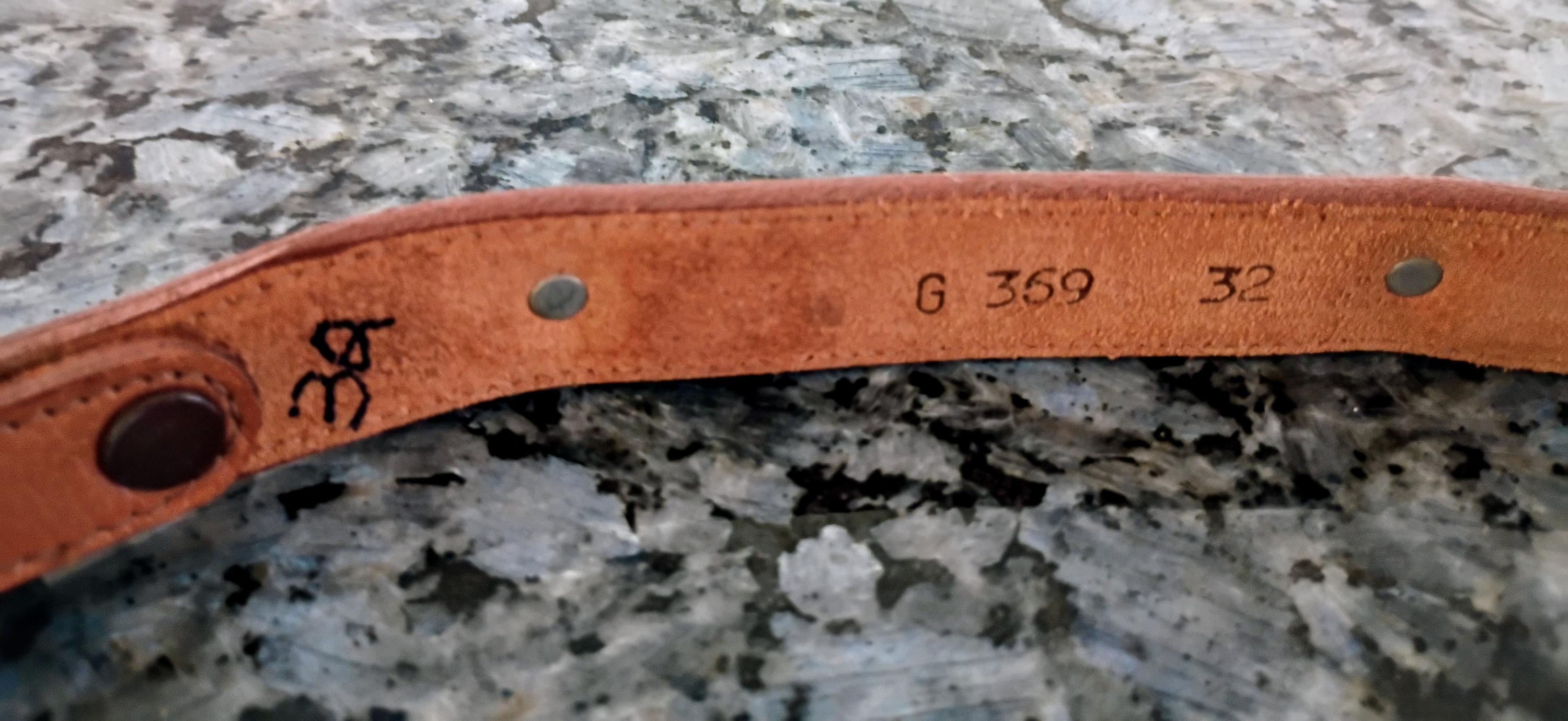 Nocona Western Tooled Leather Belt Size 32 Brown Cowboy Artisan Vintage Layer Nocona Men main image 3