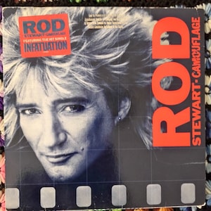 Rod Stewart - Camouflage 1984 on Warner Brothers 1-25095