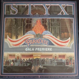 Styx - Paradise Theater Gala Premier 1980 on A&M  SP 3719 etched vinyl