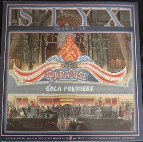 STYX PARADISE LPレコード GALA PREMIERE レトロ Styx Paradise Theatre Vinyl Record - Gala Premiere 1980 | eBay