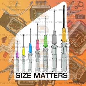 Size Matters | Water Bottle Stickers | Paramedic, First Responder, RT | Rescue | Doctor | | Emergency