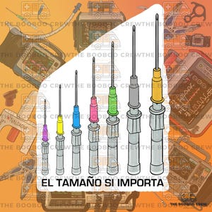 El tamaño si importa | Water Bottle Stickers | Paramedic, First Responder, RT | Rescue | Doctor | | Emergency