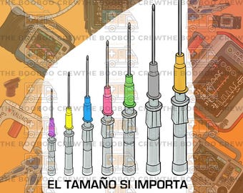 El tamaño si importa | Water Bottle Stickers | Paramedic, First Responder, RT | Rescue | Doctor | | Emergency