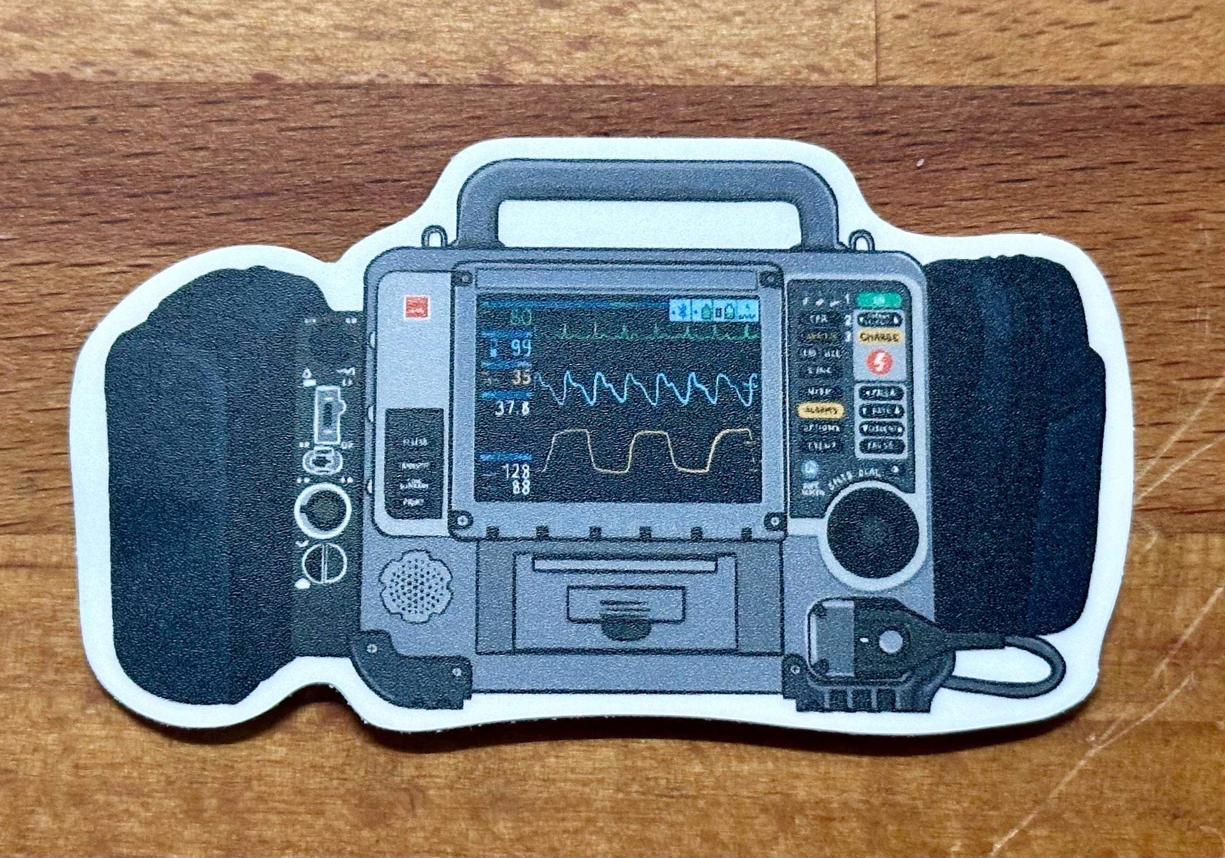 EMS Monitor Sticker | Water Bottle Stickers | Paramedic, First ...