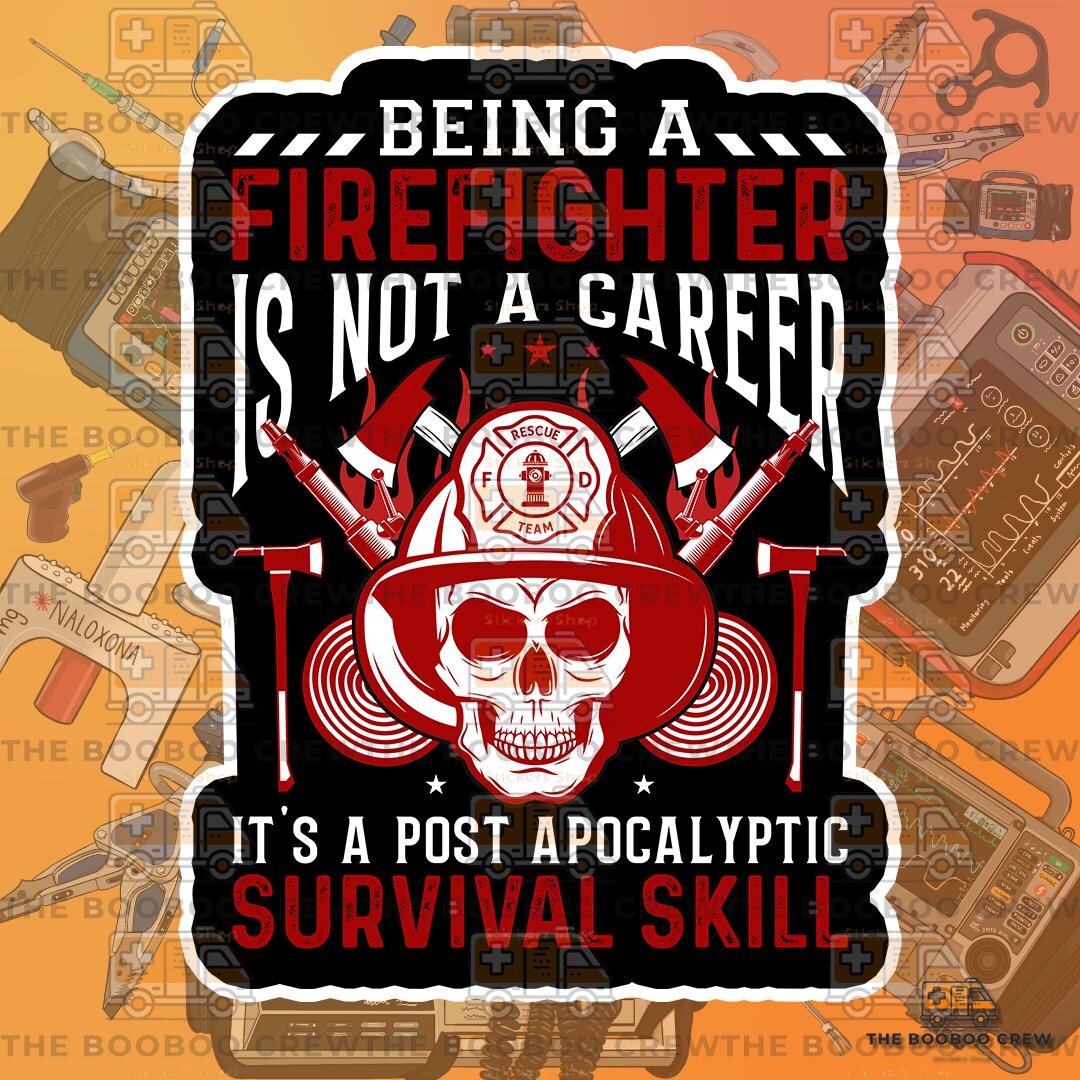 Extrication Sticker Being a Firefighter | Water Bottle Stickers | Paramedic, First ...