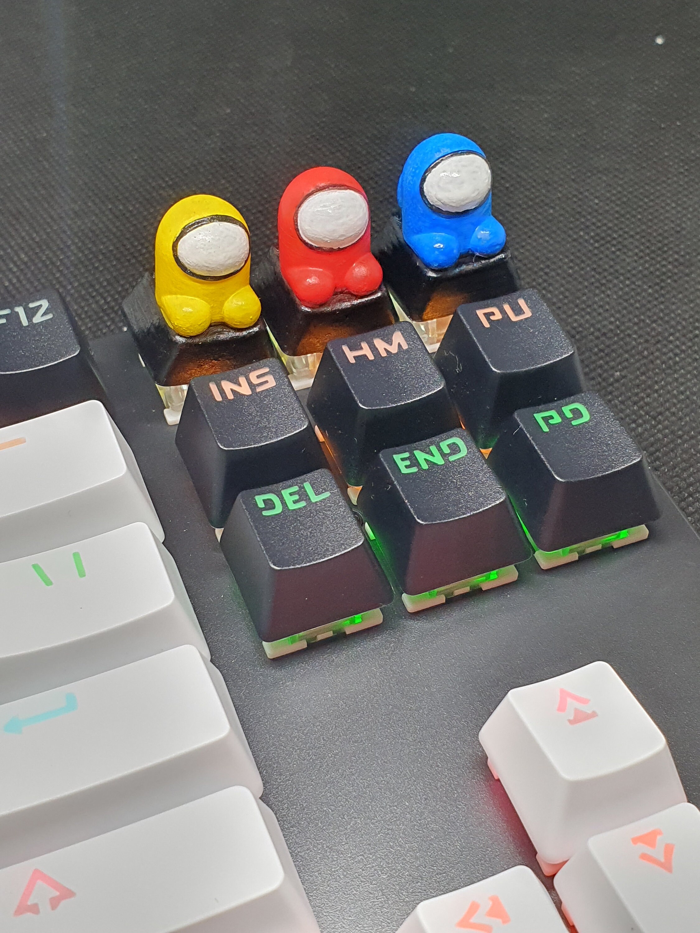 Artisan Custom Keycaps Keyboard Among Us Character Game Mechanical