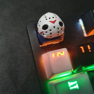 Tastiera Artisan Custom Keycaps Jason Voorhees Venerdì 13 Interruttori meccanici