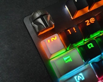 Klawiatura Artisan Custom Keycaps The Mandalorian Star Wars Jedi Przełączniki mechaniczne
