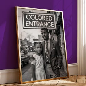 African American Black Wall Art,Segregation,Civil Rights, Retro Vintage Picture,Black Lives Matter, Instant Digital Download ,1960s Print