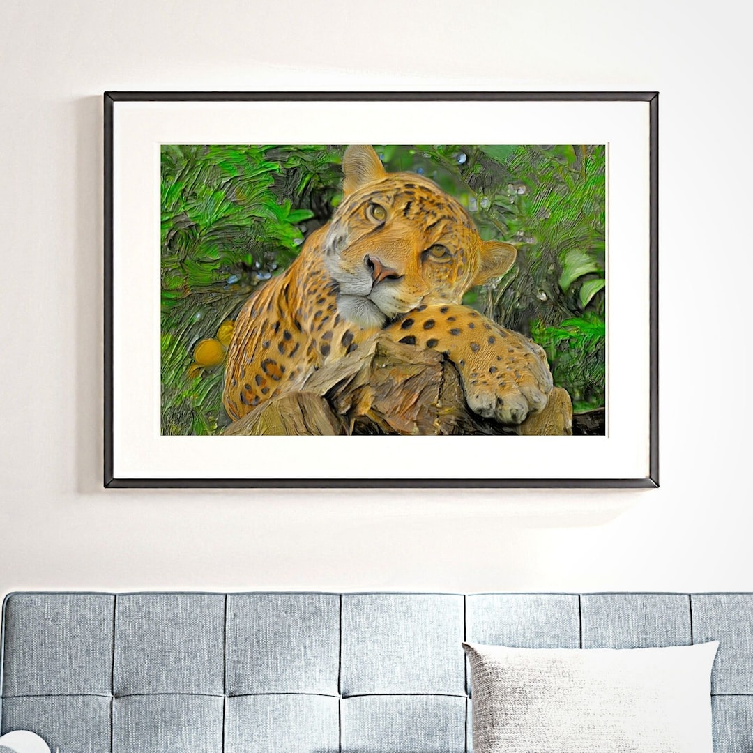 10 X 8 Cat Print Big Cat Wall Art Big Eyed Cat Print Big Etsy