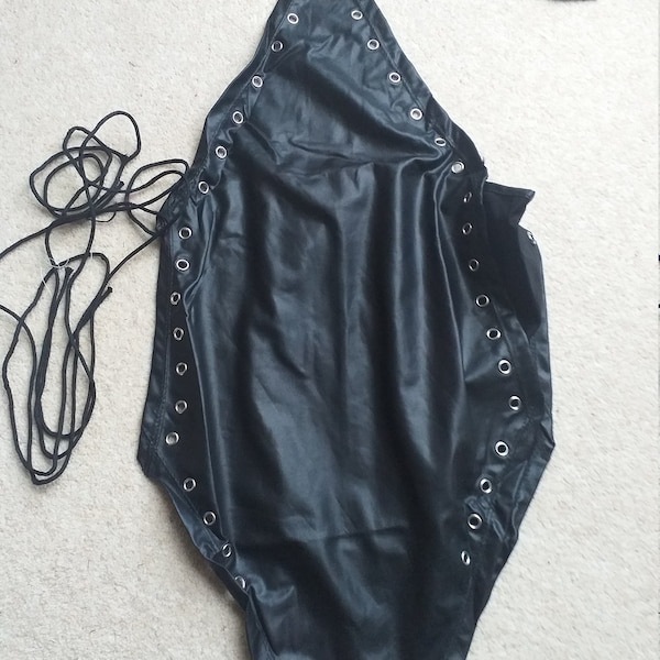 PVC Bodysuit, Sexy bodysuit, Lingerie, PVC,  Size M