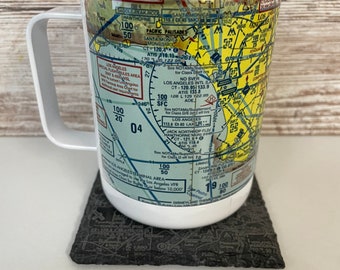 Personalized Pilot Travel Mug – Custom Aviation Coffee Tumbler – Pilot Gift for Flight Enthusiasts & Pilots