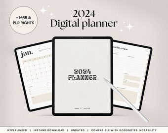 plr planner met master-doorverkooprechten, MRR Digital Planner, plr Journal, plr Digital Product, dhr