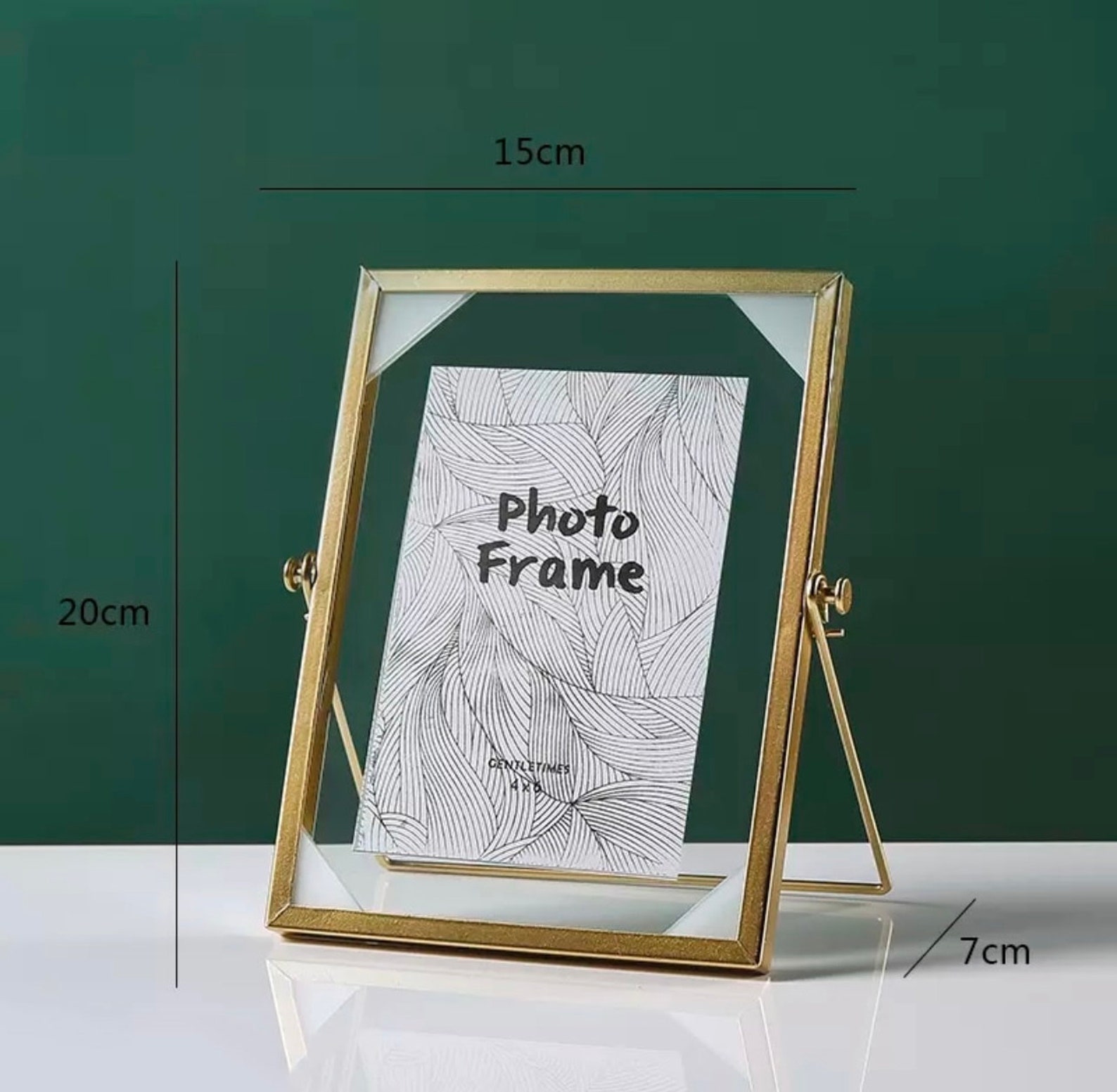 Nordic Metal Photo Frame Glass and Metal Photo Frame Picture Etsy UK