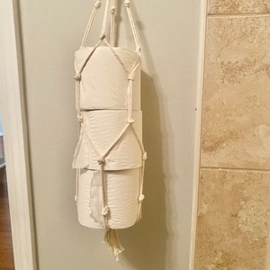 Macrame Toilet Paper Holder