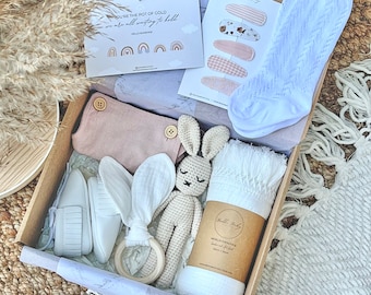 Baby Girl Gift Box, Personalized Baby Gift, Baby Girl Gift Set, Baby Shower Gift Box, Newborn, Gift For New Parents, Welcome Little One