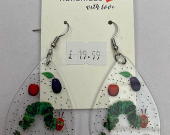 The Very Hungry Caterpillar Earrings