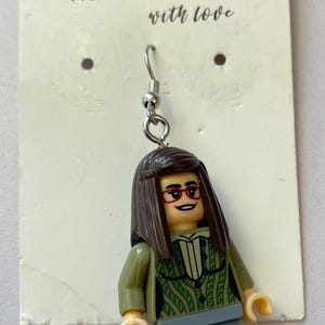 Amy Farrah Fowler From The Big Bang Theory Minifigure Earring