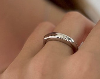 Double Ring-Silver-Gold -Open Ring - Jewerly - Minimal- Dainty Jewerly