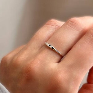 Heart Ring-Minimalistic Heart Silver Ring-Sterling Silver925-Waterproof Ring-Heart-Minimal-Tiny Heart Ring-Dainty Jewerly-Everyday Ring-Gift