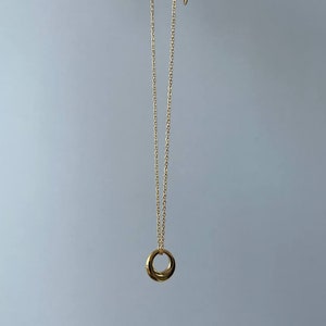 Circle Necklace Sale Gold Chain Jewerly Stainless steel Gift Sale Necklace image 2