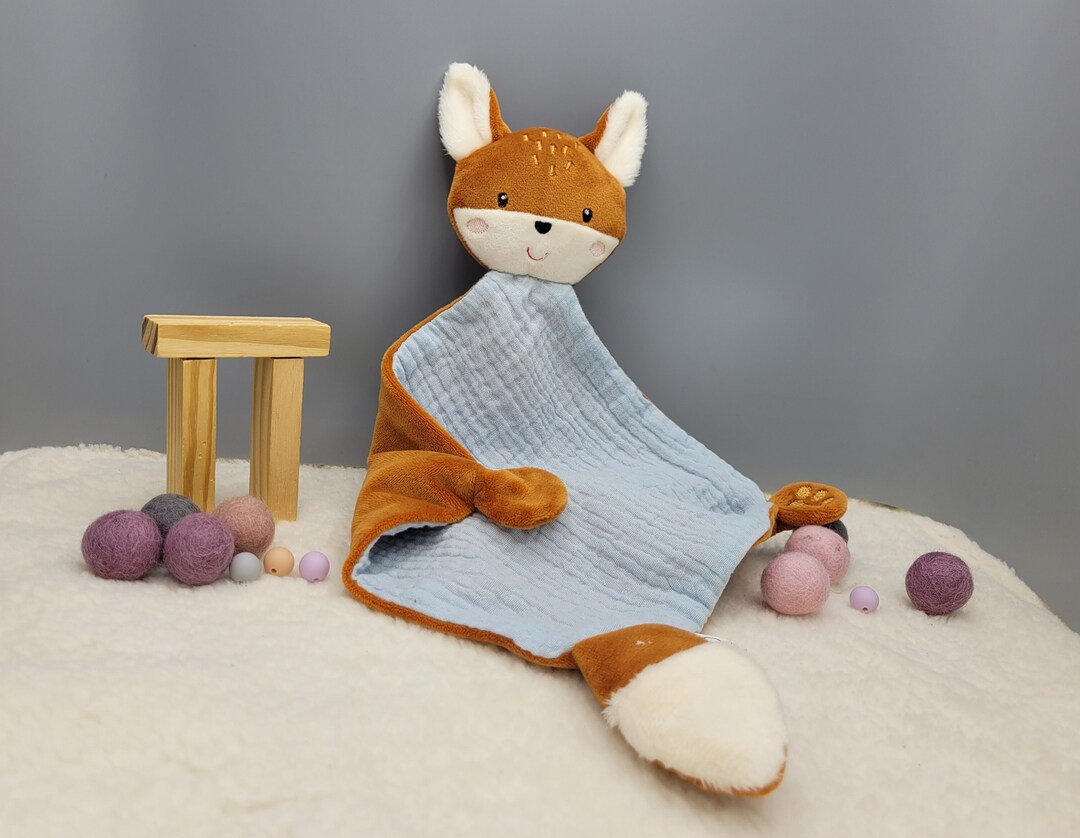 Personalisiertes Schnuffeltuch Baby - Kuscheltier Mit Decke Für Neugeborene