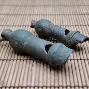 Antique Russian Empire Police Whistles