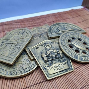 Vintage Car Rally Signs