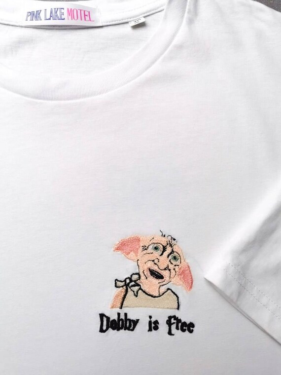 Magic House Elf Embroidered T-shirt | Etsy