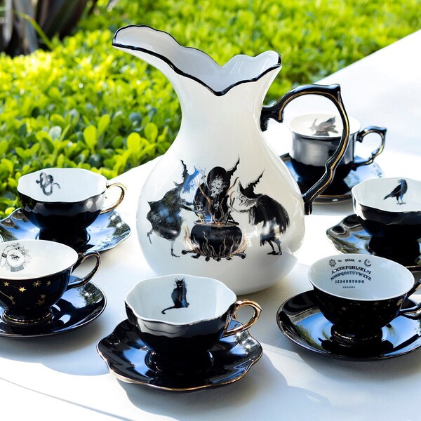 Halloween Tea Set Etsy