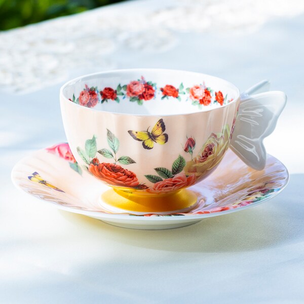 Butterfly Tea Cups Etsy