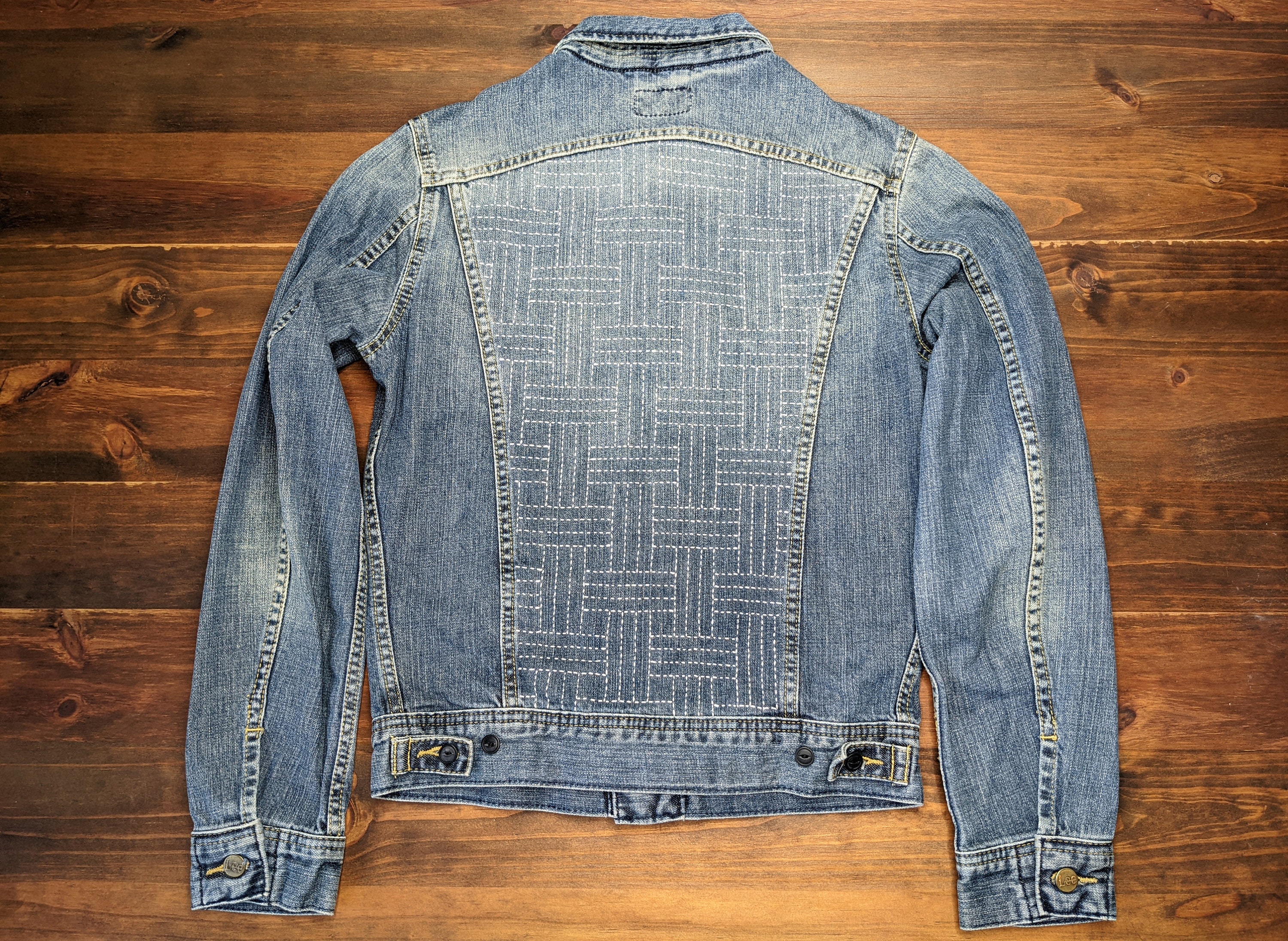 Sashiko Denim Jacket – trek2tinystudio