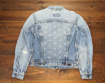 Veste Denim Levis Custom Sashiko BMW#4