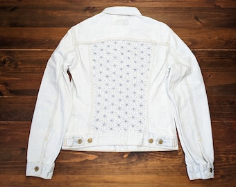 Veste Denim Lev'is Trucker Jacket Custom Sashiko BWM#10