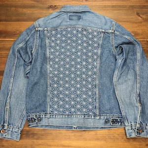 Edwin Selvedge Denim Jacket Custom Sashiko BWM#12
