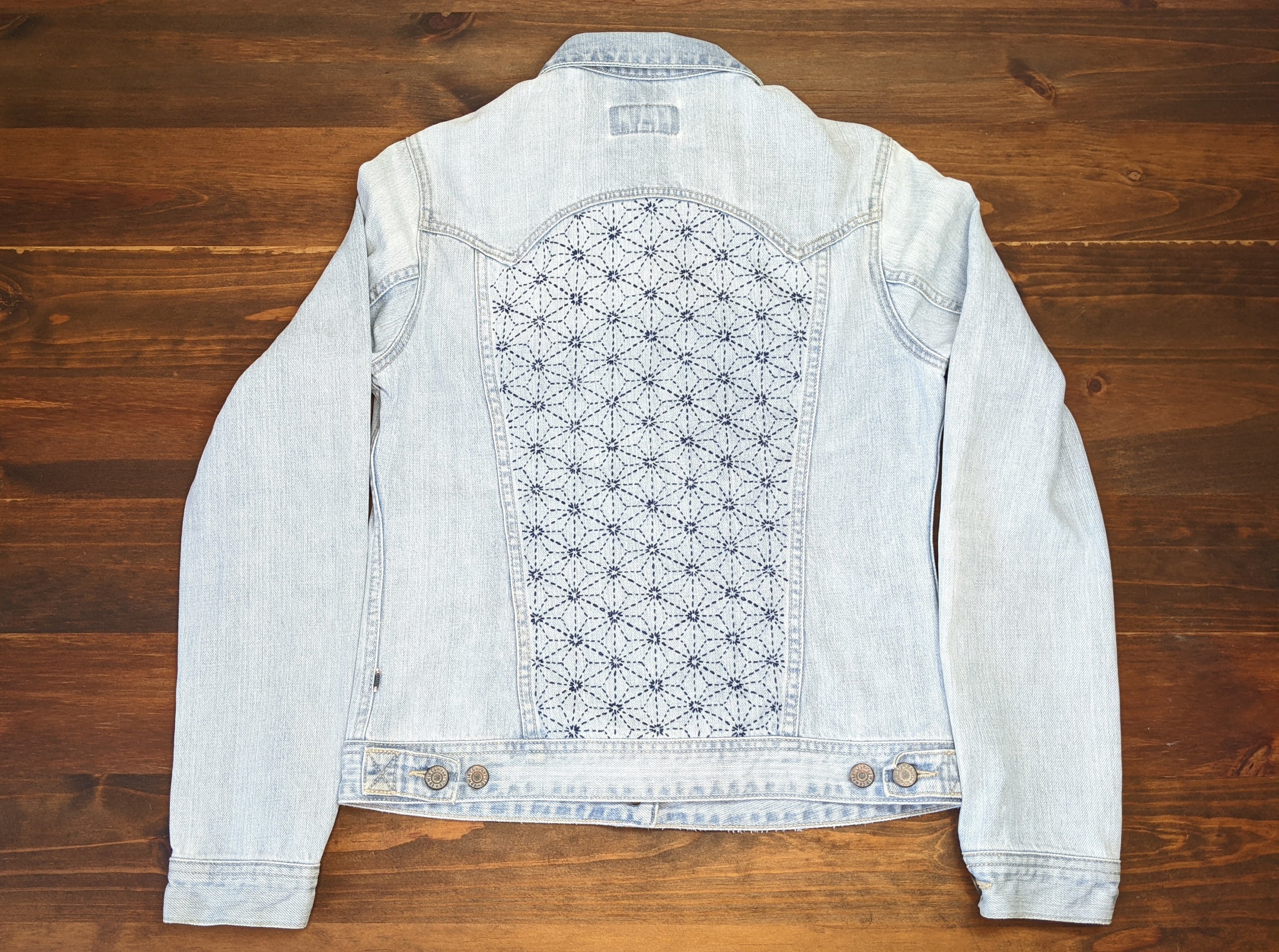 【EARIH】SASHIKO DENIM JACKET 12oz Indigo Sashiko Denim Jacket | SOSO Clothing