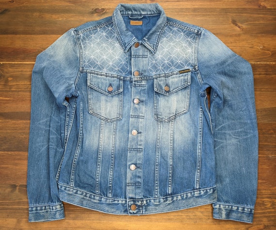 Nudie Jeans Perry Denim Jacket Custom 