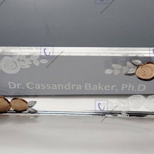 Desk Name Plate