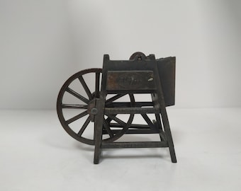 Soporte para amoladora Sacapuntas de metal fundido a presión para coleccionistas, miniatura, modelo de exhibición de oficina vintage