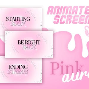 Animated Screens - Pink Aura