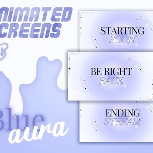 Animated Screens - Blue Aura